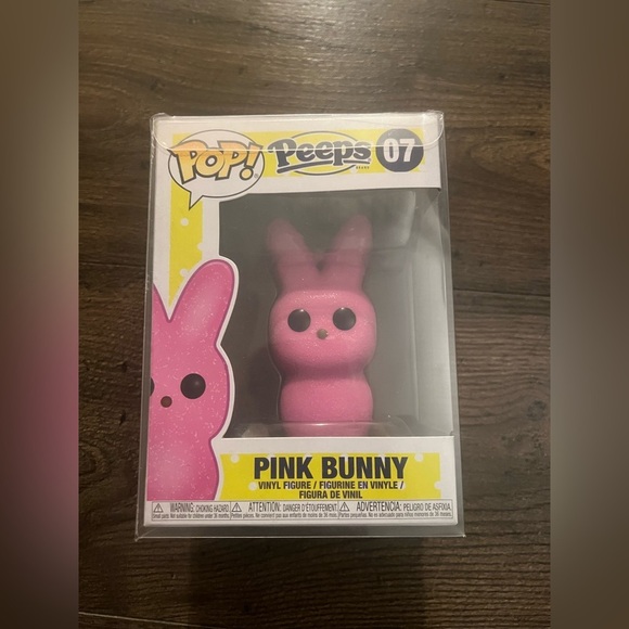 Funko Pop Pink Bunny, Peeps,#07,Vinyl Figure, Brand New in box - Picture 1 of 4